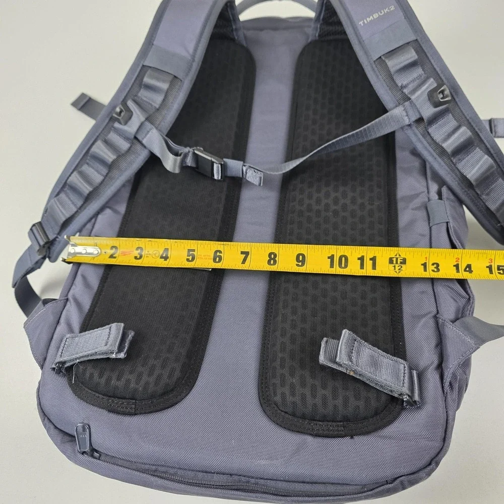 Timbuk2 Backpack Gray 21 Inch Laptop Bag Travel Daypack Men Nylon Commuter